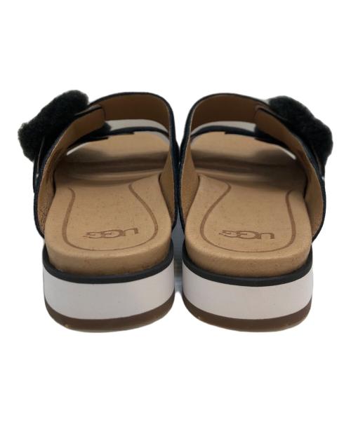 UGG（アグ）UGG (アグ) FLUFF INDIO/サンダル ブラック サイズ:US6/UK4/EU37/JP23の古着・服飾アイテム