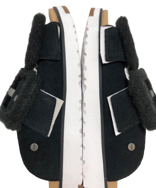 UGG（アグ）UGG (アグ) FLUFF INDIO/サンダル ブラック サイズ:US6/UK4/EU37/JP23の古着・服飾アイテム