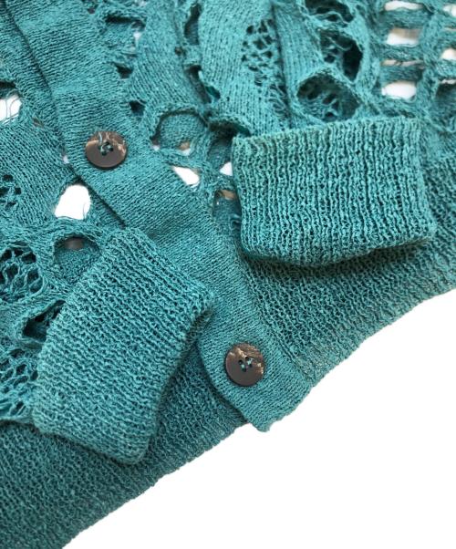 kooi（コーイ）kooi (コーイ) レイヤードカーディガン グリーン サイズ:Fの古着・服飾アイテム