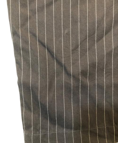 SLOBE IENA（スローブ イエナ）SLOBE IENA (スローブ イエナ) フィブリルストライプリラックスパンツ ブラック サイズ:Mの古着・服飾アイテム