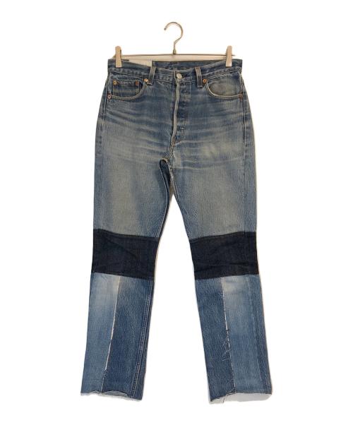 NOMA t.d.（ノーマティーディー）NOMA t.d. (ノーマティーディー) リメイクデニムパンツ インディゴ サイズ:W29(73.5CM)の古着・服飾アイテム