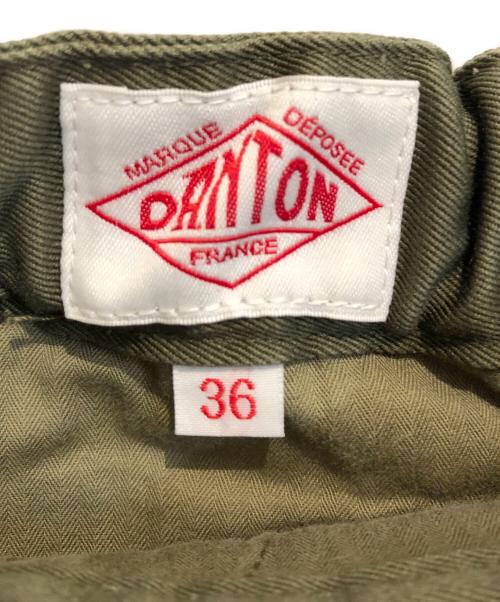 DANTON（ダントン）DANTON (ダントン) ウエストポイントクロップドテーパードパンツ カーキ サイズ:36の古着・服飾アイテム