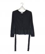 RED VALENTINOレッドヴァレンティノ）の古着「レースカーディガン」｜ブラック