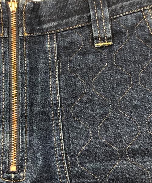 SEE BY CHLOE（シーバイクロエ）SEE BY CHLOE (シーバイクロエ) ステッチデニムガウチョパンツ インディゴ サイズ:26の古着・服飾アイテム