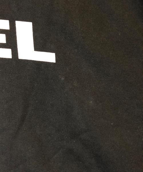DIESEL（ディーゼル）DIESEL (ディーゼル) ロゴプリントパーカー ブラック サイズ:XSの古着・服飾アイテム