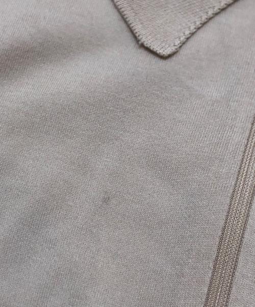 Salvatore Ferragamo（サルヴァトーレ フェラガモ）Salvatore Ferragamo (サルヴァトーレ フェラガモ) ハーフジップポロシャツ ベージュ サイズ:Lの古着・服飾アイテム