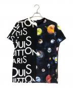 LOUIS VUITTONルイ ヴィトン）の古着「プリントTシャツ」｜ブラック