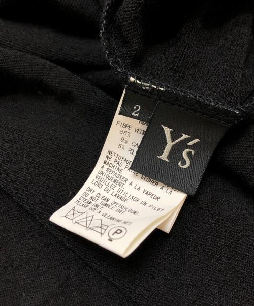 Y's（ワイズ）Y's (ワイズ) ノースリーブニットワンピース ブラック サイズ:2の古着・服飾アイテム