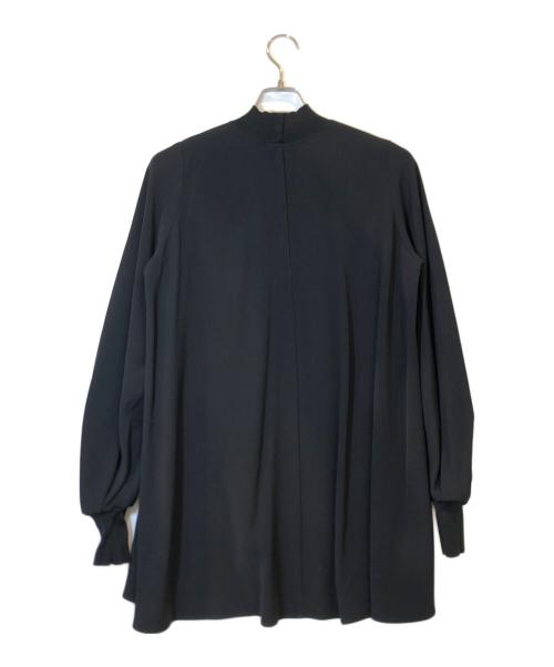 ENFOLD（エンフォルド）ENFOLD (エンフォルド) PEダブルクロスベストコンビPULLOVERブラウス ブラック サイズ:38の古着・服飾アイテム