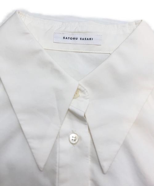 SATORU SASAKI（サトル ササキ）SATORU SASAKI (サトル ササキ) ラグランシャツ ホワイト サイズ:1の古着・服飾アイテム