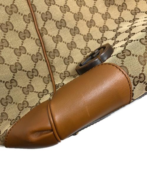 GUCCI（グッチ）GUCCI (グッチ) インターロッキングGキャンバストートバッグ ベージュの古着・服飾アイテム