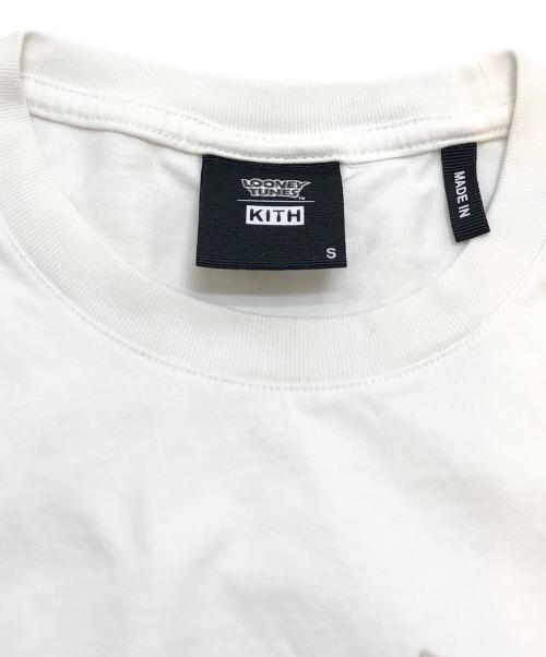 LOONEY TUNES（ルーニーチューンズ）LOONEY TUNES (ルーニーチューンズ) KITH (キス) プリントTシャツ ホワイト サイズ:Sの古着・服飾アイテム