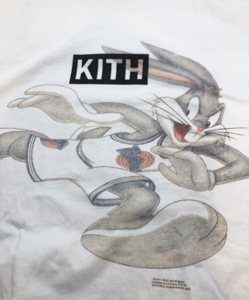 LOONEY TUNES（ルーニーチューンズ）LOONEY TUNES (ルーニーチューンズ) KITH (キス) プリントTシャツ ホワイト サイズ:Sの古着・服飾アイテム