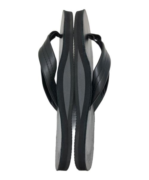 RAINBOW SANDALS（レインボーサンダル）RAINBOW SANDALS (レインボーサンダル) レザーサンダル ブラック サイズ:MSの古着・服飾アイテム