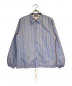 CDGシーディージー）の古着「ストライプコーチジャケット」｜ブルー