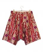 COMME des GARCONS HOMME PLUSコムデギャルソンオムプリュス）の古着「サルエルショートパンツ」｜レッド