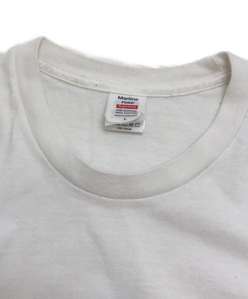 SUPREME（シュプリーム）SUPREME (シュプリーム) MARTINE ROSE (マーティン・ローズ) コラボTシャツ ホワイト サイズ:Lの古着・服飾アイテム