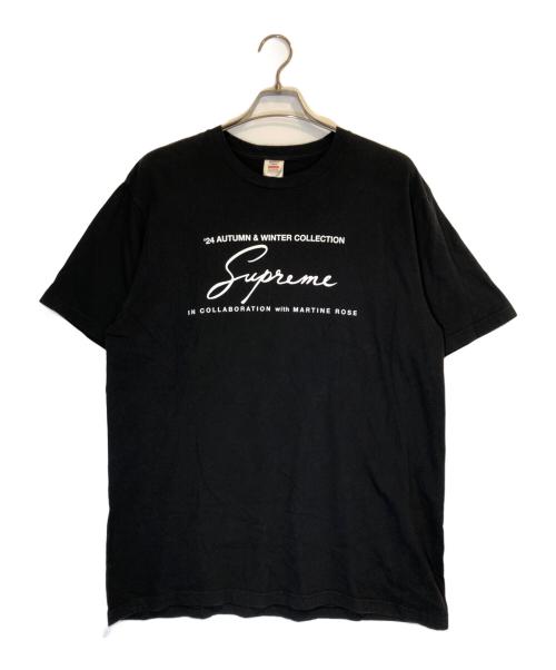 MARTINE ROSE（マーティン・ローズ）MARTINE ROSE (マーティン・ローズ) SUPREME (シュプリーム) Tシャツ ブラック サイズ:Lの古着・服飾アイテム