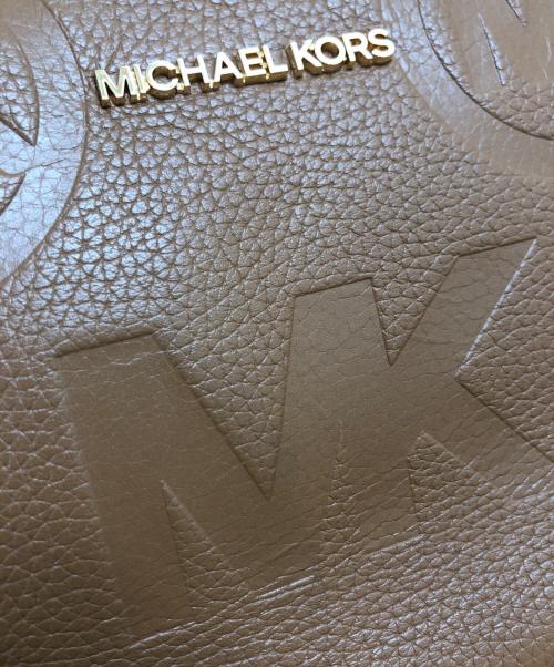 MICHAEL KORS（マイケル・コース）MICHAEL KORS (マイケルコース) ポーチ付きショルダーバッグ ブラウンの古着・服飾アイテム