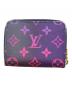 LOUIS VUITTON (ルイ ヴィトン) モノグラム ジップウォレット パープル：25000円