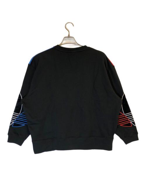 adidas Originals（アディダスオリジナル）adidas Originals (オリジナルアディダス) トリコロールスウェット ブラック サイズ:M 未使用品の古着・服飾アイテム