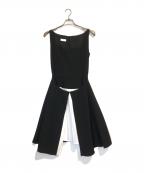 MOSCHINOモスキーノ）の古着「ノースリーブワンピース」｜ブラック