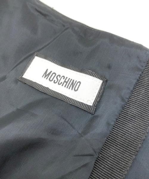 MOSCHINO（モスキーノ）MOSCHINO (モスキーノ) ノースリーブワンピース ブラック サイズ:38の古着・服飾アイテム