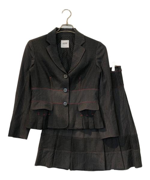 MOSCHINO（モスキーノ）MOSCHINO (モスキーノ) スカートセットアップ グレー サイズ:38の古着・服飾アイテム
