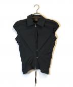 LOUIS VUITTONルイ ヴィトン）の古着「ダブルジップベスト」｜ブラック