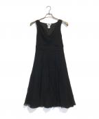MOSCHINOモスキーノ）の古着「シアーワンピース」｜ブラック