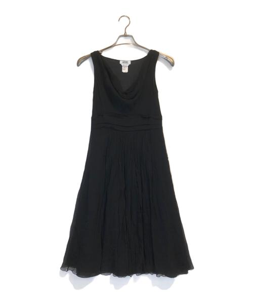 MOSCHINO（モスキーノ）MOSCHINO (モスキーノ) シアーワンピース ブラック サイズ:38の古着・服飾アイテム