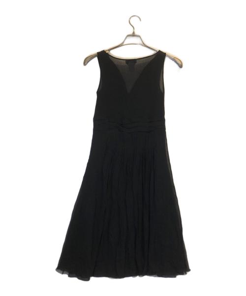 MOSCHINO（モスキーノ）MOSCHINO (モスキーノ) シアーワンピース ブラック サイズ:38の古着・服飾アイテム