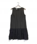 BRUNELLO CUCINELLIブルネロクチネリ）の古着「ノースリーブワンピース」｜グレー