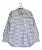 COMME des GARCONS SHIRTコムデギャルソンシャツ）の古着「ボーダーシャツ」｜ブルー