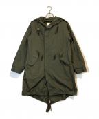 HOUSTONヒューストン）の古着「ライナー付モッズコート」｜カーキ