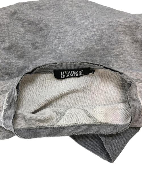 Hysteric Glamour（ヒステリックグラマー）Hysteric Glamour (ヒステリックグラマー) プリントスウェット グレー サイズ:Lの古着・服飾アイテム