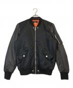 DIESELディーゼル）の古着「MA-1ジャケット」｜ブラック