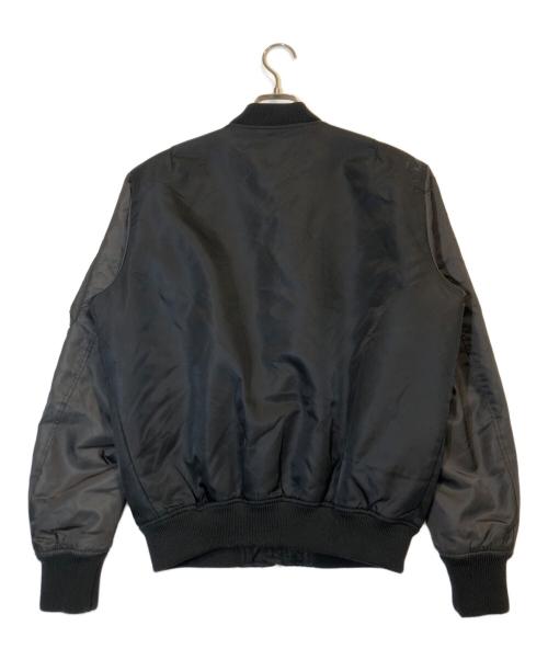 DIESEL（ディーゼル）DIESEL (ディーゼル) MA-1ジャケット ブラック サイズ:Mの古着・服飾アイテム