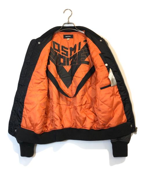 DIESEL（ディーゼル）DIESEL (ディーゼル) MA-1ジャケット ブラック サイズ:Mの古着・服飾アイテム