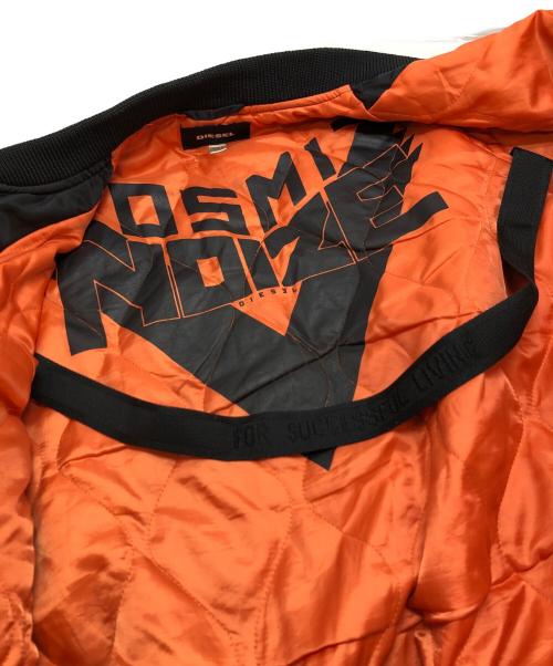 DIESEL（ディーゼル）DIESEL (ディーゼル) MA-1ジャケット ブラック サイズ:Mの古着・服飾アイテム