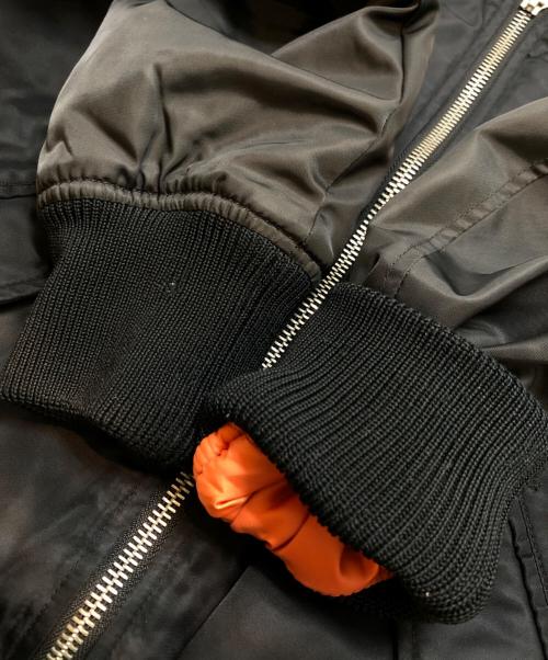 DIESEL（ディーゼル）DIESEL (ディーゼル) MA-1ジャケット ブラック サイズ:Mの古着・服飾アイテム