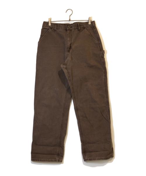CarHartt（カーハート）CarHartt (カーハート) ダックペインターパンツ ブラウン サイズ:35-32の古着・服飾アイテム