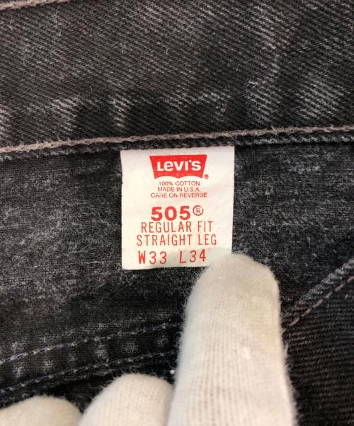LEVI'S（リーバイス）LEVI'S (リーバイス) 90’s後染めブラックデニムパンツ ブラック サイズ:33/34の古着・服飾アイテム