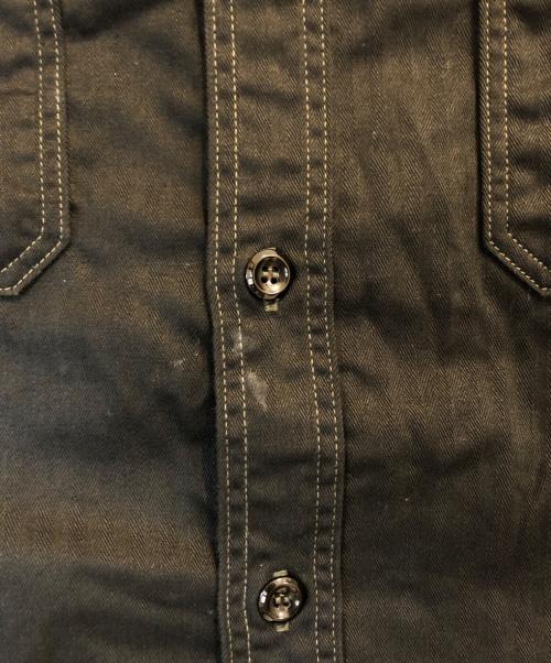 THE REAL McCOY'S（ザ・リアルマッコイズ）THE REAL McCOY'S (ザ・リアルマッコイズ) BUCO CLUB SHIRT S/S ブラック サイズ:15の古着・服飾アイテム