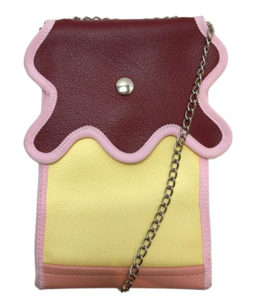 nori enomoto（ノリ エノモト）nori enomoto (ノリ エノモト) wave leather iphone folder ピンク サイズ:表記なしの古着・服飾アイテム