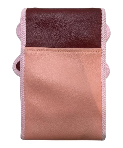 nori enomoto（ノリ エノモト）nori enomoto (ノリ エノモト) wave leather iphone folder ピンク サイズ:表記なしの古着・服飾アイテム