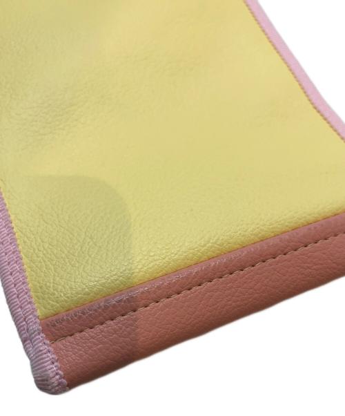 nori enomoto（ノリ エノモト）nori enomoto (ノリ エノモト) wave leather iphone folder ピンク サイズ:表記なしの古着・服飾アイテム