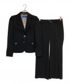 BURBERRY BLUE LABELバーバリーロンドンブルーレーベル）の古着「セットアップ」｜ブラック