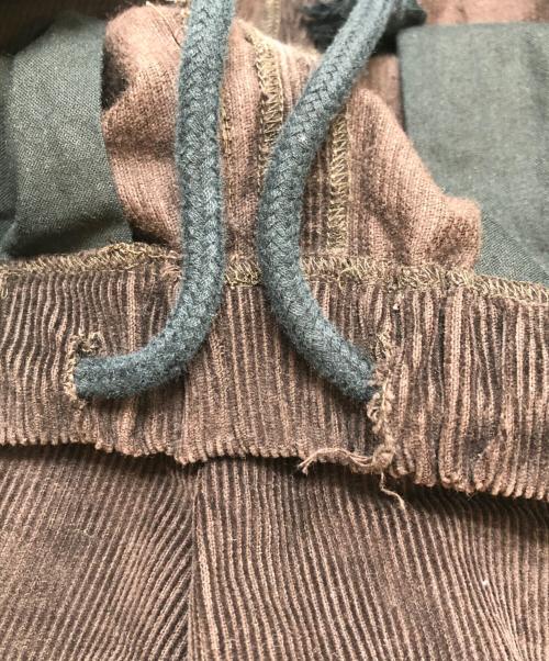 Maison Margiela（メゾンマルジェラ）Maison Margiela (メゾンマルジェラ) サイドラインコーデュロイパンツ パープル サイズ:10の古着・服飾アイテム