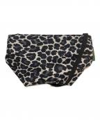 Herve Chapelierエルベシャプリエ）の古着「レオパード舟形ショルダーバッグ」